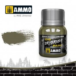 AMMO DRYBRUSH - MEDIUM OLIVE GREEN  46ml