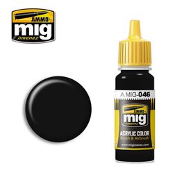 AMMO ACRYLIC -046- MATT BLACK - 17ML