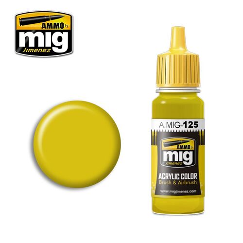 AMMO ACRYLIC -125- GOLD YELLOW (RLM04 GELB) - 17ML