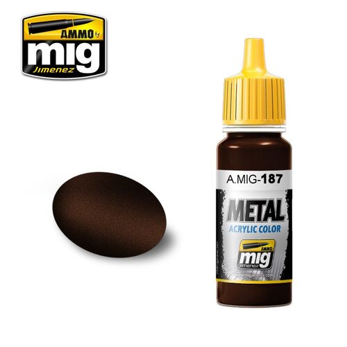 AMMO ACRYLIC -187- JET EXHAUST BURNT IRON - 17ML