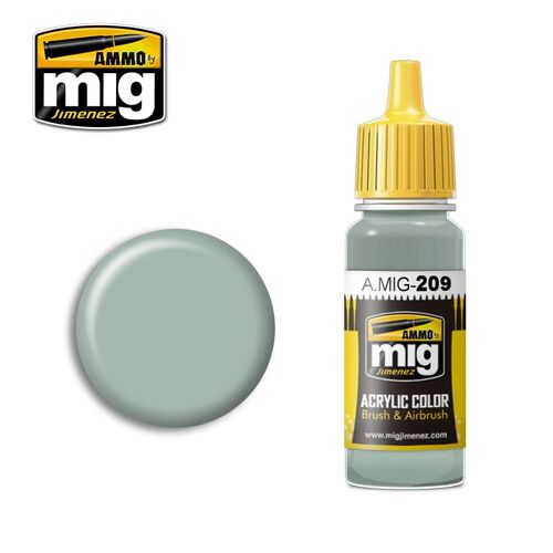 AMMO ACRYLIC -209- FS 36495 LIGHT GRAY - 17ML