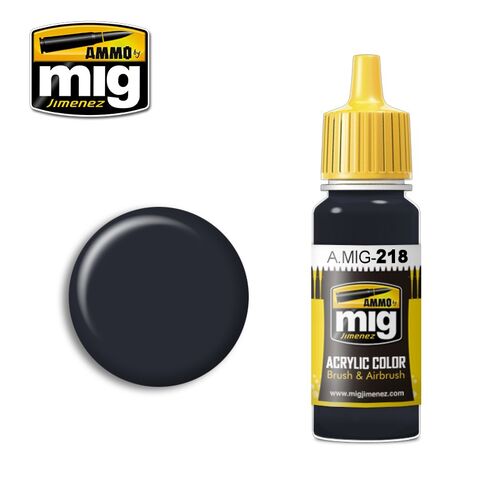 AMMO ACRYLIC -218- RLM 66 SCHWARTZGRAU - 17ML