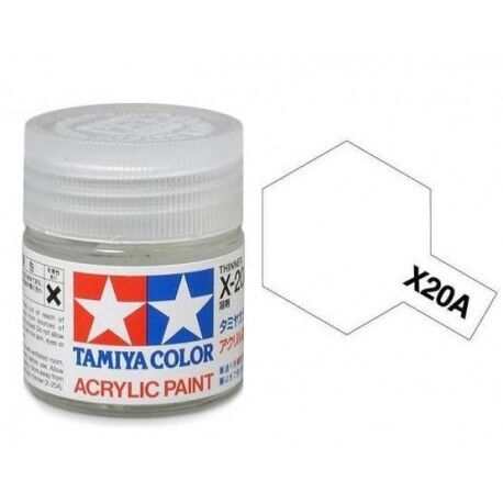 TAMIYA X-20A GLOSS ACRYLIC THINNER - 10ML 