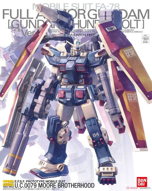 GUNDAM MG - FA-78 THUNDERBOLT FULL ARMOR GUNDAM VER KA 1/100