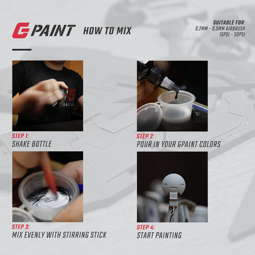 GPAINT - GUN METAL GP-007 - 65ML