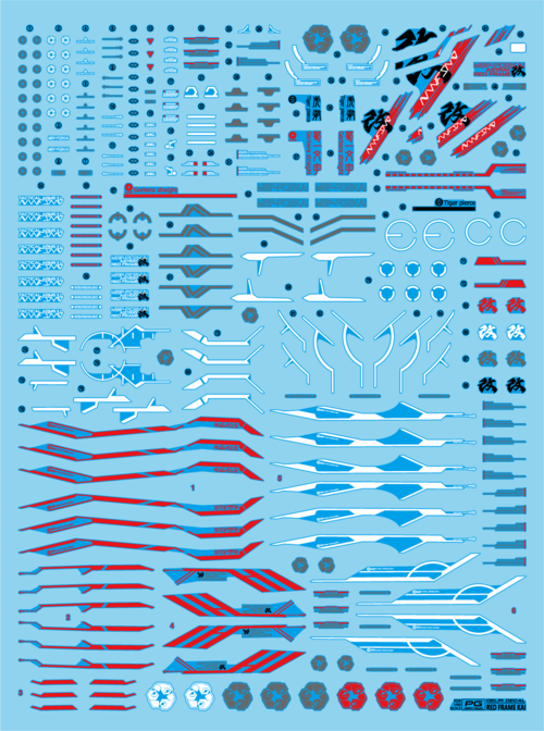 DELPI DECAL - 1/60 - ASTRAY RED FRAME KAI WATER DECAL