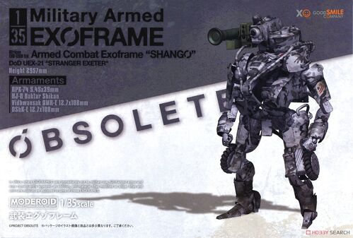 OBSOLETE - MODEROID MILITARY ARMED EXOFRAME PACKAGE 1