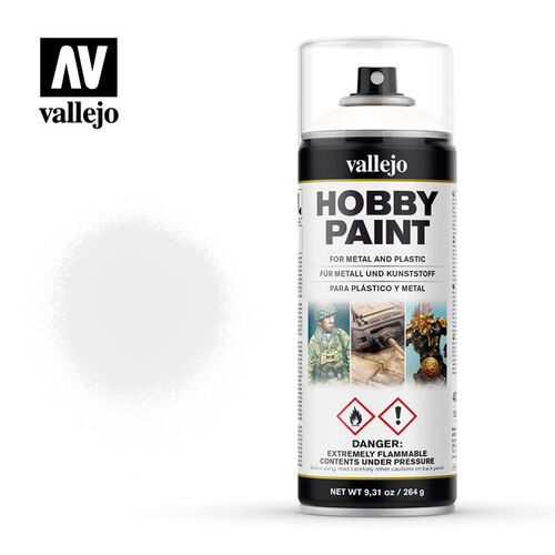 VALLEJO HOBBY PAINT PRIMER 011 400ML - WHITE