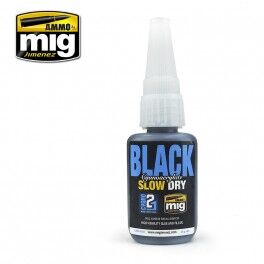 AMMO - BLACK SLOW DRY CYANOACRYLATE