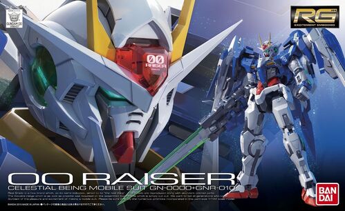 GUNDAM RG -18- 00 GN-0000+GNR-010 00 RAISER 1/144