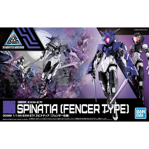 30MM -38- EXM-E7F SPINATIA FENCER TYPE 1/144