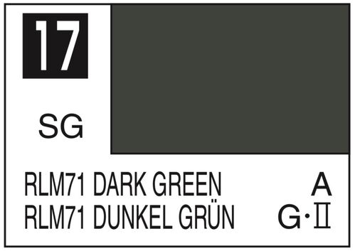 MR COLOR -C017- RLM71 DARK GREEN - 10ML