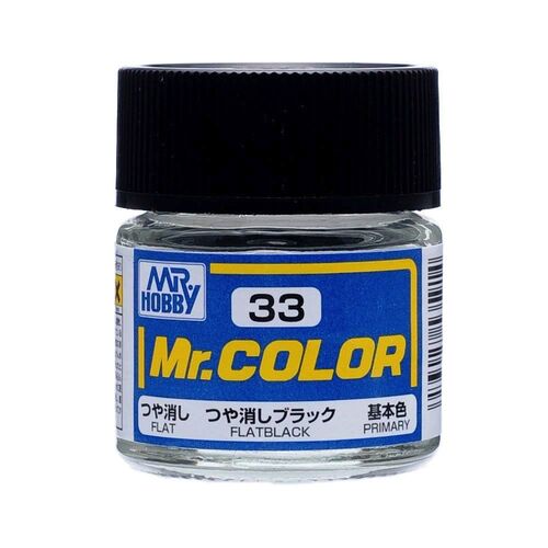 MR COLOR -C033- FLAT BLACK - 10ML