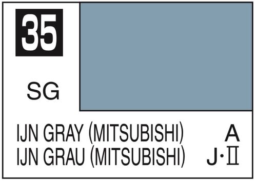 MR COLOR -C035- IJN GRAY MITSUBHISHI - 10ML
