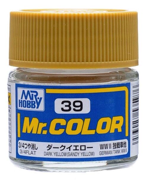 MR COLOR -C039- DARK YELLOW SANDY YELLOW - 10ML