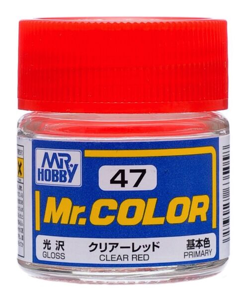 MR COLOR -C047- CLEAR RED - 10ML