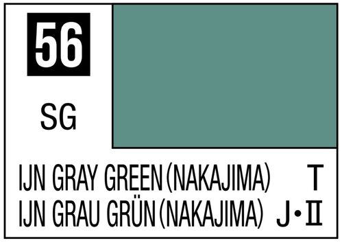 MR COLOR -C056- IJN GRAY GREEN NAKAJIMA - 10ML