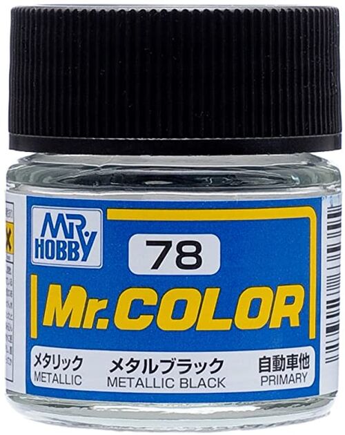 MR COLOR -C078- METALLIC BLACK - 10ML