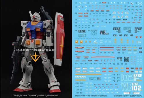 G-REWORK -MG- RX-78-2 GUNDAM THE ORIGIN