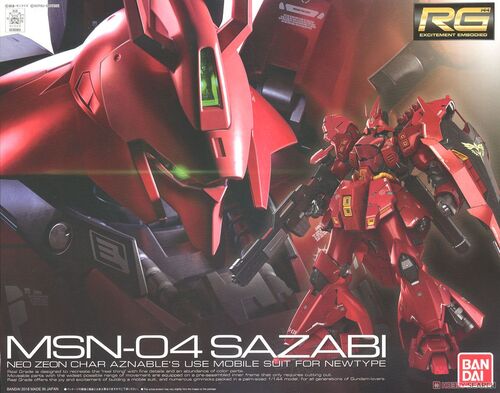 GUNDAM RG -29- CHAR'S SAZABI MSN-04 1/44