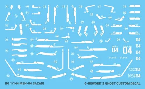 G-REWORK -RG- MSN-04 SAZABI
