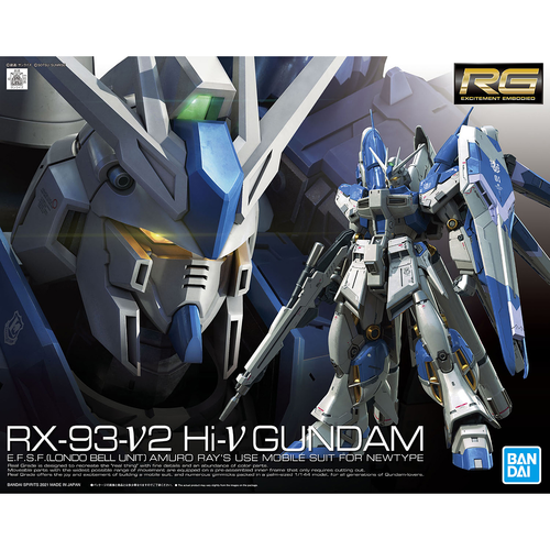 GUNDAM RG -36- RX-93-V2 HI-V GUNDAM 1/144