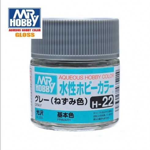 AQUEOUS -H22- GRAY -GRIS HUMO- (MR. COLOR) 10ML