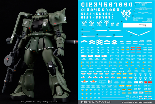 G REWORK -MG- MS-06F/J ZAKU II 2.0