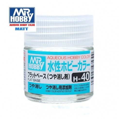 AQUEOUS -H40- FLAT BASE -FLAT BASE- (MR. COLOR) 10ML