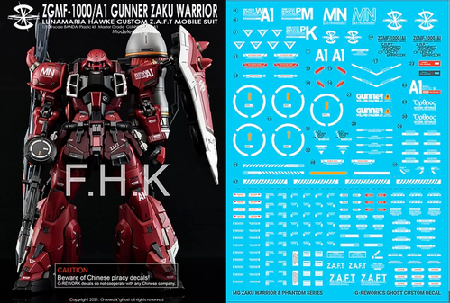 G REWORK -MG- GUNNER ZAKU WARRIOR