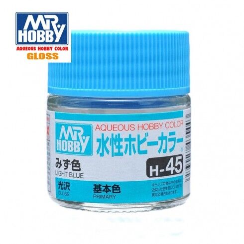 AQUEOUS -H45- LIGHT BLUE -AZUL CLARO LIGERO- (MR. COLOR) 10ML