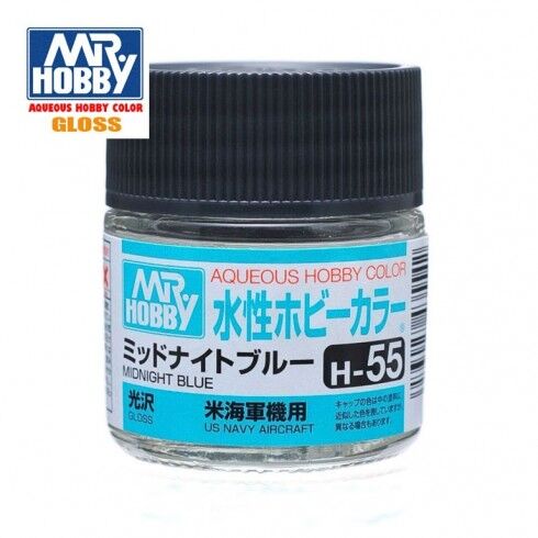 AQUEOUS -H55- MIDNIGHT BLUE -AZUL MEDIANOCHE- (MR. COLOR) 10ML