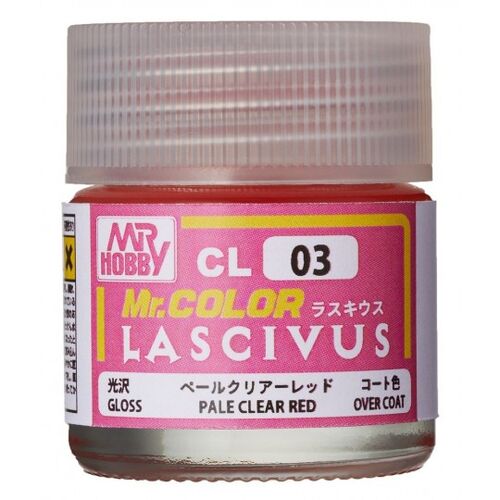 MR HOBBY LASCIVUS COLOR CL03 - PALE CLEAR RED 18ML