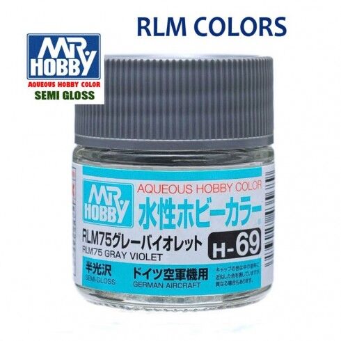 AQUEOUS -H69- RLM75 GRAY -RLM75 GRIS- (MR. COLOR) 10ML