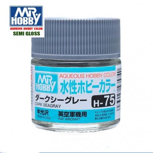 AQUEOUS -H75- DARK SEAGRAY -GRIS MAR OSCURO- (MR. COLOR) 10ML