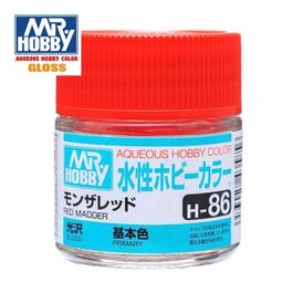 AQUEOUS -H86- RED MADDER -ROJO RUBIO/PALIDO- (MR. COLOR) 10ML AQUEOUS -H86- RED MADDER -ROJO RUBIO/PALIDO- (MR. COLOR) 10ML