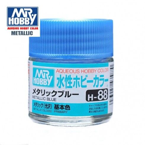 AQUEOUS -H88- METALLIC BLUE GREEN -AZUL METALICO- (MR. COLOR) 10ML