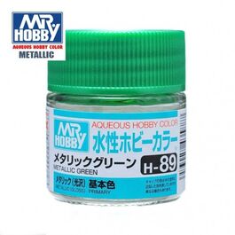 AQUEOUS -H89- METALLIC GREEN -VERDE METALICO- (MR. COLOR) 10ML AQUEOUS -H89- METALLIC GREEN -VERDE METALICO- (MR. COLOR) 10ML