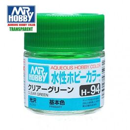 AQUEOUS -H94- CLEAR GREEN -VERDE CLARO TRANS- (MR. COLOR) 10ML AQUEOUS -H94- CLEAR GREEN -VERDE CLARO TRANS- (MR. COLOR) 10ML