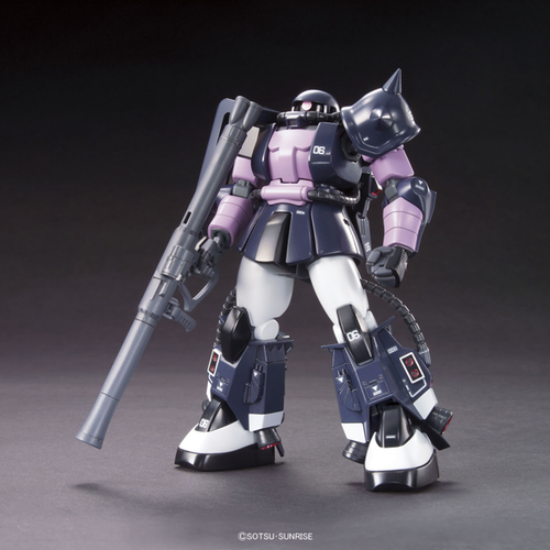 GUNDAM HGUC -151- MS-06R-1A ZAKU II BLACK TRISTAR 1/144