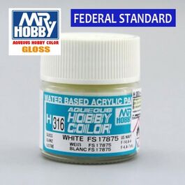 AQUEOUS -H316- WHITE FS17875 -BLANCO- (MR. COLOR) 10ML