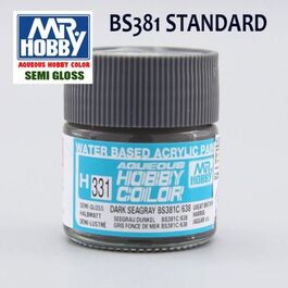 AQUEOUS -H331- DARK SEAGRAY BS381C/638 -GRIS MAR OSCURO- (MR. COLOR) 10ML