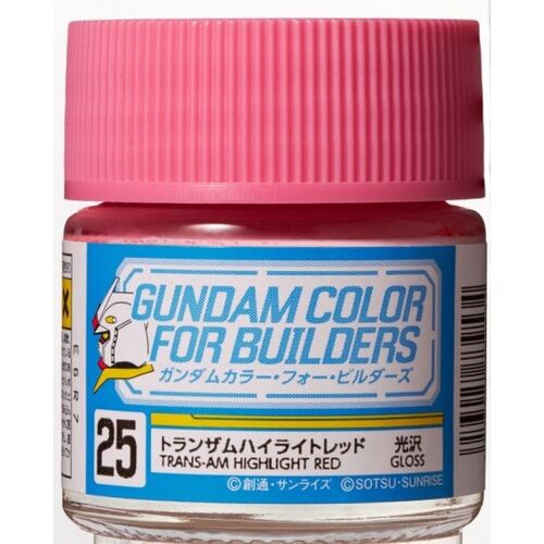 MR GUNDAM COLOR -UG25- TRANS-AM HIGHLIGHT RED ANIME VER -TRANS-AM HIGHLIGHT RED ANIME VER- (MR. COLOR) 10ML