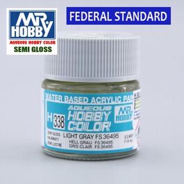 AQUEOUS -H338- LIGHT GRAY FS36495 -- (MR. COLOR) 10ML