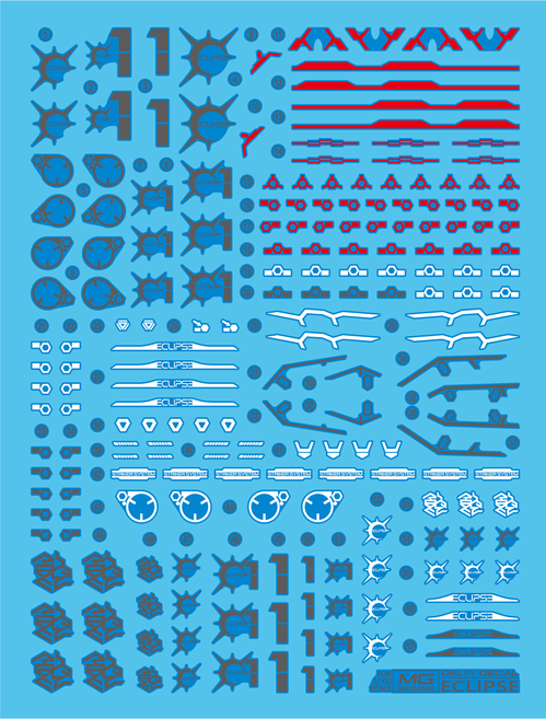 DELPI DECAL - 1/100 MG - ECLIPSE WATER DECAL - NORMAL