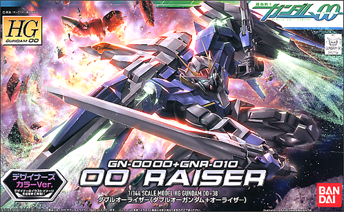 GUNDAM HG 00 -038- 00 RAISER (00GUNDAM + 0 RAISER) DESIGNER'S COLOR VER (GUNDAM MODEL KITS) 1/144