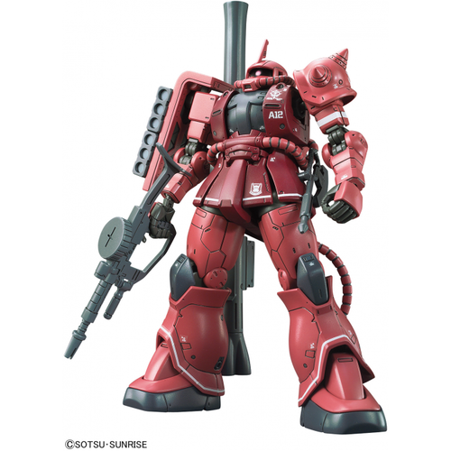 GUNDAM HG ORIGIN -024- MS-06S ZAKU II  RED COMET VER 1/144