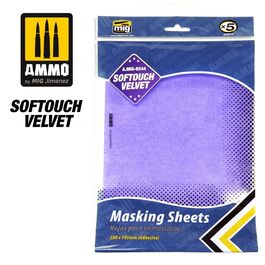 AMMO SOFTOUCH VELVET MASKING SHEETS (280x195 mm)
