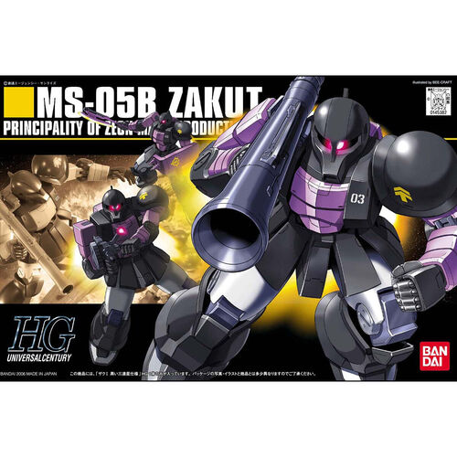 HGUC -068- ZAKU I BLACK TRI STARS