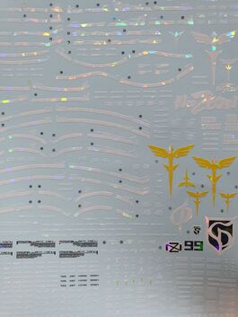 DELPI DECAL - 1/144 HG - NIGHTINGALE WATER DECAL - HOLO